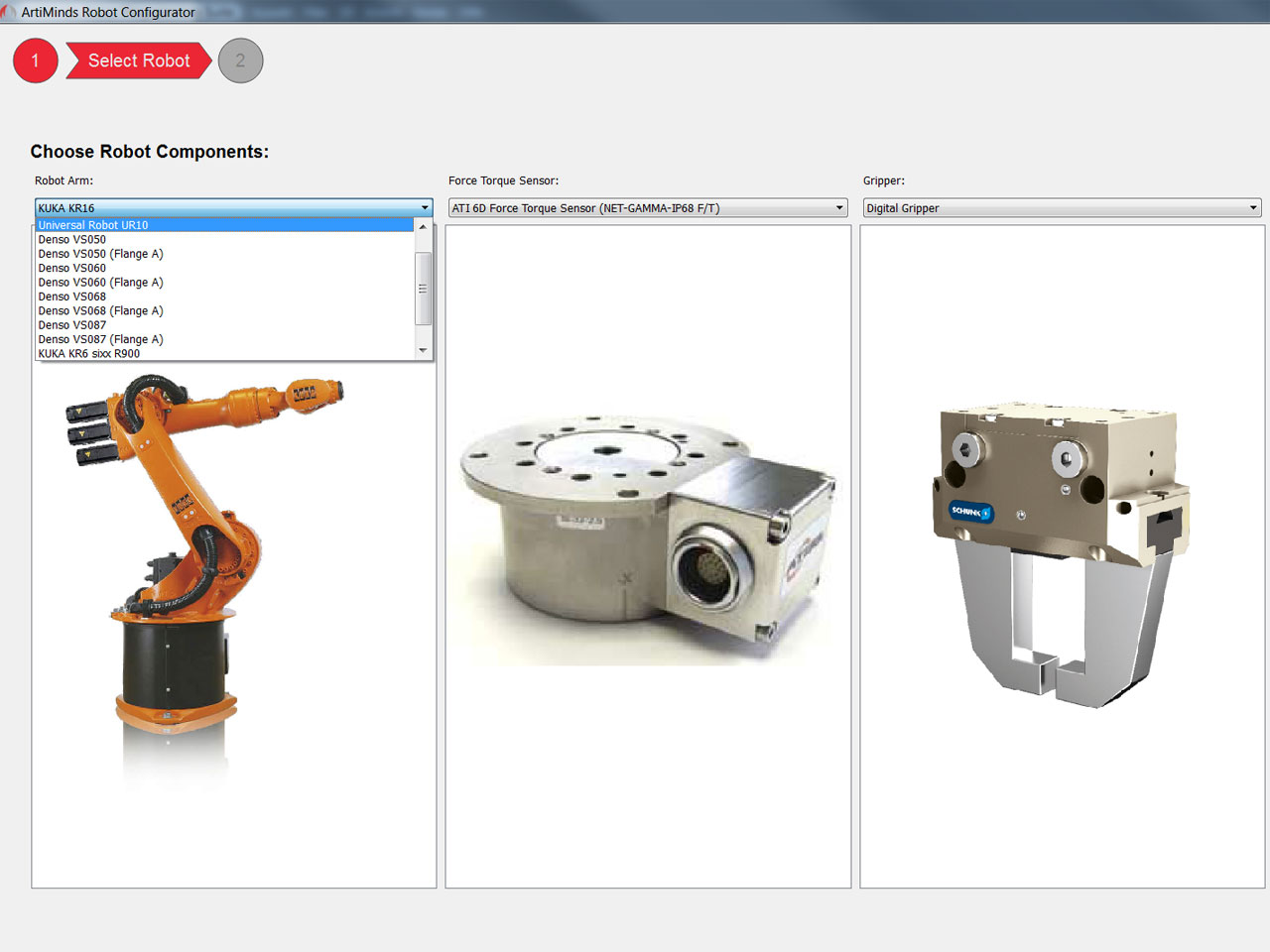 ArtiMinds Robotics - Set up force-torque sensors easily with ArtiMinds RPS +Force